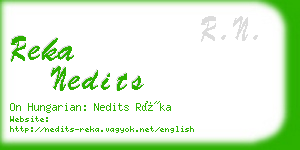 reka nedits business card